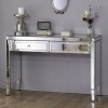 Valencia Mirrored 2 Drawer Console Table