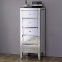 Valencia Mirrored 3+2 Chest of Drawers | Furniture123