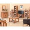 GRADE A1 - Heritage Furniture Cherbourg Rustic Oak Small Sideboard