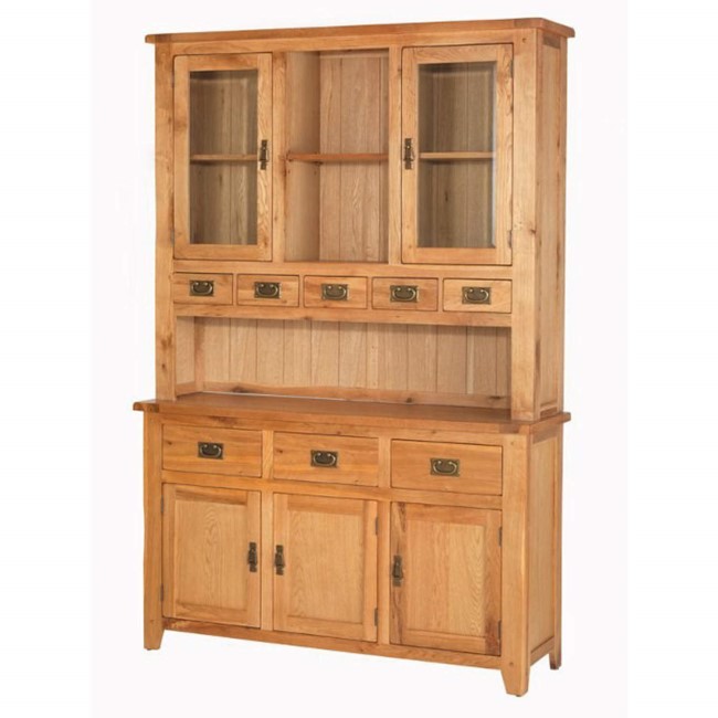 Heritage Furniture Cherbourg Rustic Oak Larger Dresser