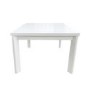 Small White Gloss Flip Top Dining Table - Seats 2-6 - Vivienne