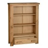 Seconique Tortilla 1 Drawer Bookcase in Distressed Waxed Pine
