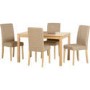 Seconique Wexford 47" Dining Set in Sand