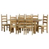 Seconique Corona Extending Dining Table + 8 Dining Chairs