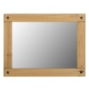 Seconique Corona Large Wall Mirror in Distressed Waxed Pine
