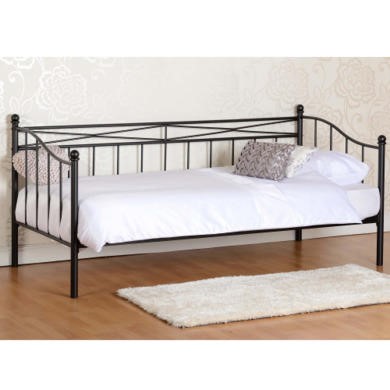 Seconique Pandora Day Bed in Black Seconique Pandora Day Bed in Black
