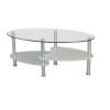 GRADE A1 - Seconique Cara  Frpsted Glass Coffee Table