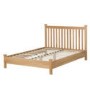 Seconique Stratford Double Bed with  Low Foot End in Solid Oak