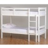 GRADE A2 - Seconique Panama Single Bunk Bed in White