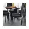 Caxtons Rubix Rectangular Extending Dining Table With 4 Upholstered Back Chairs