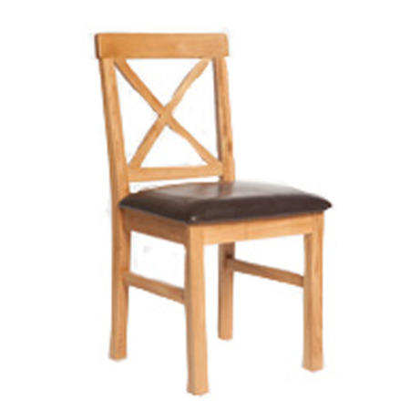 Furniture Link Pair of York Padded Dining Chairs 
