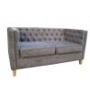 LPD York Light Grey Sofa - Seats 2