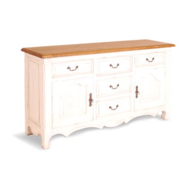French Painted 2 Door 4 Drawer Sideboard -
