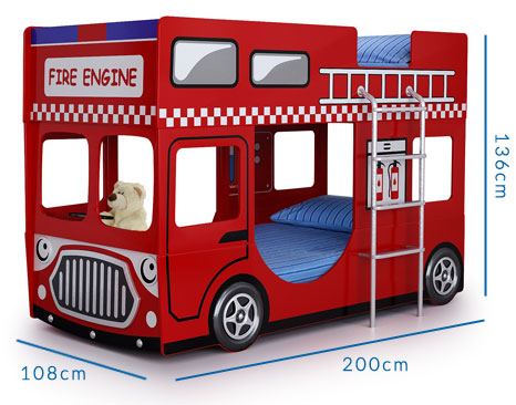 Fire engine dimensions
