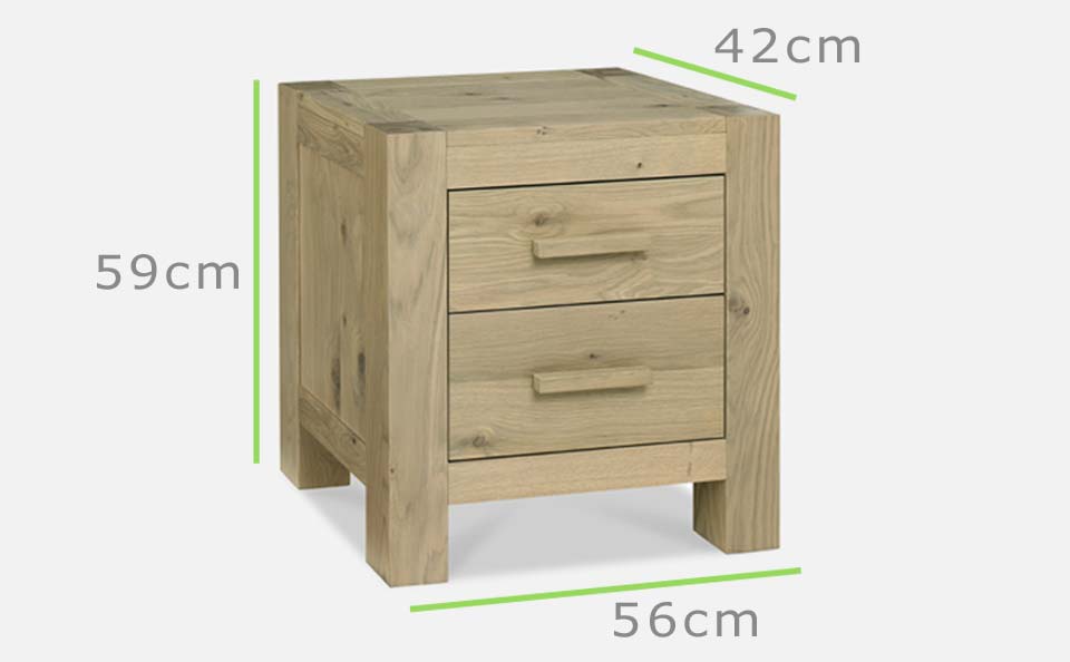 Turin bedside dimensions