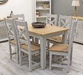 6 Seater Grey Dining Sets