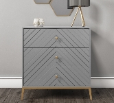 Grey Chests of Drawers.
