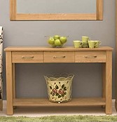 Oak Hall Console tables