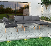 Grey 4 Seater Garden Furniture
