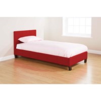 Mountrose Palma PU Single Bed In Red 