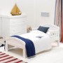 East Coast Country Toddler Bed in White