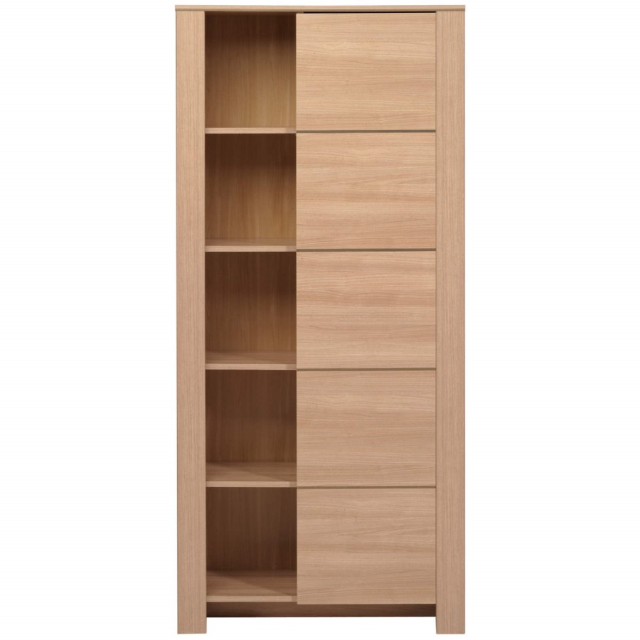 Parisot Nolita 1 Door Bookcase in Bruges Effect