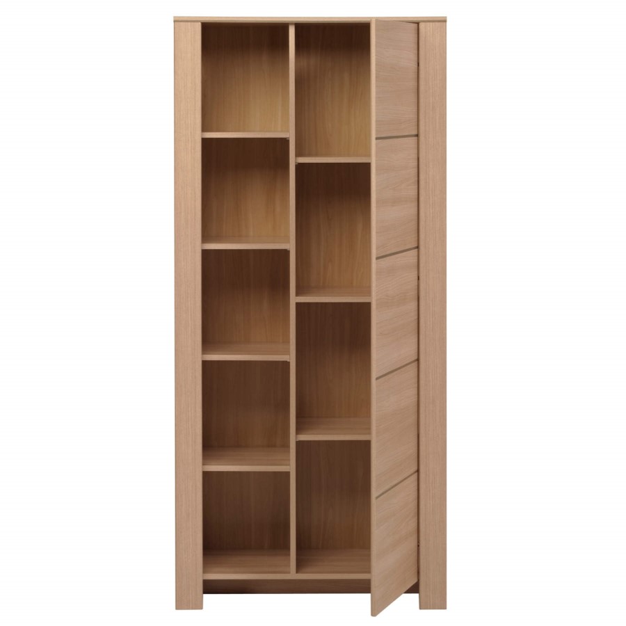Parisot Nolita 1 Door Bookcase in Bruges Effect