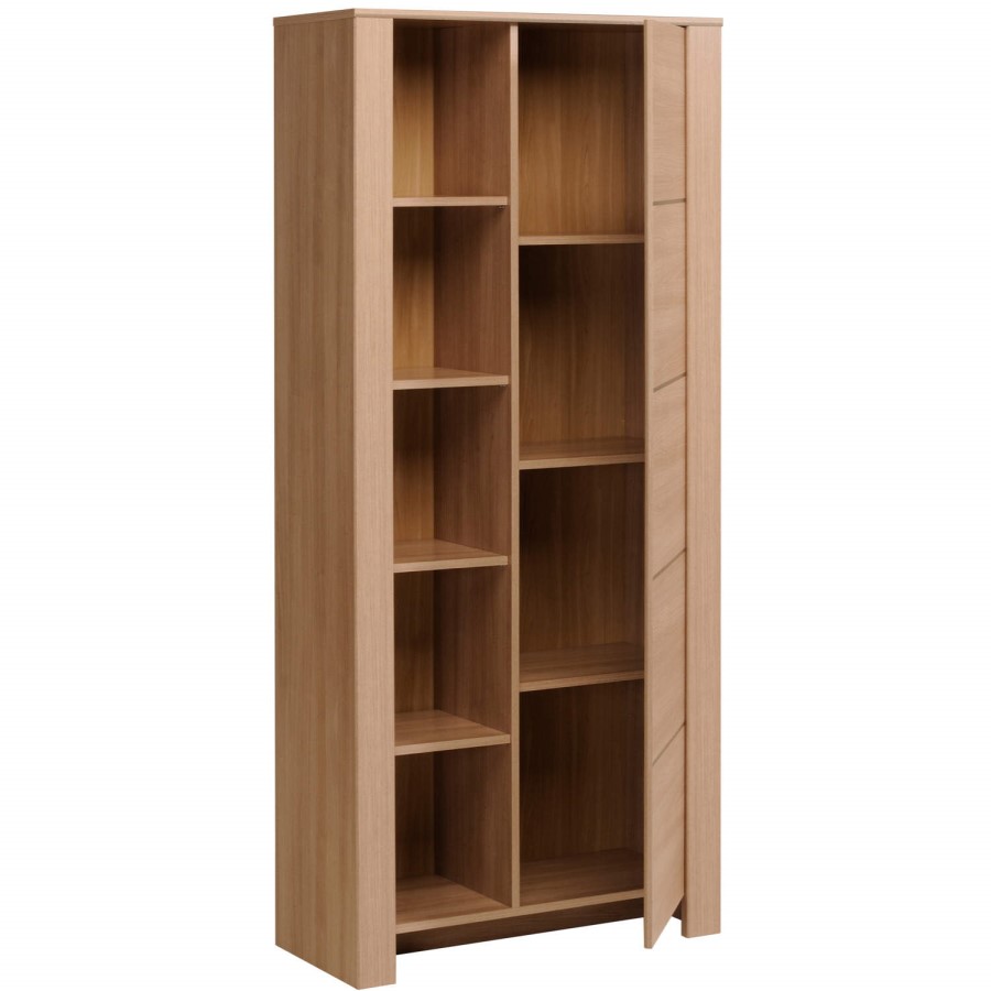 Parisot Nolita 1 Door Bookcase in Bruges Effect