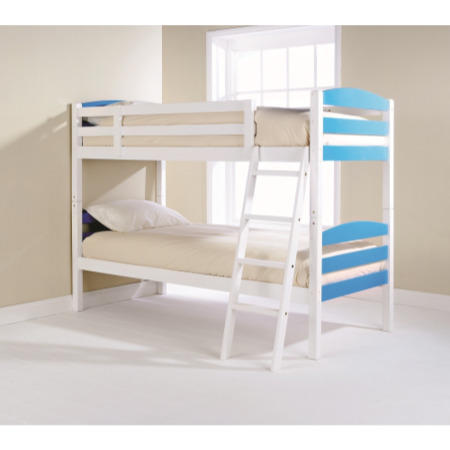 Mountrose Bluton Bunk Bed In Blue and White 