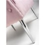 Marquess Tufted Wing Back Brushed Velvet Pink Blush Armchair
