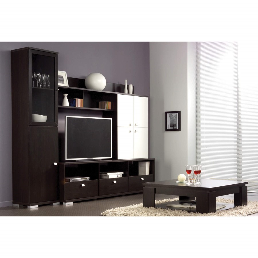 Parisot Aspen TV Wall Unit in Wenge