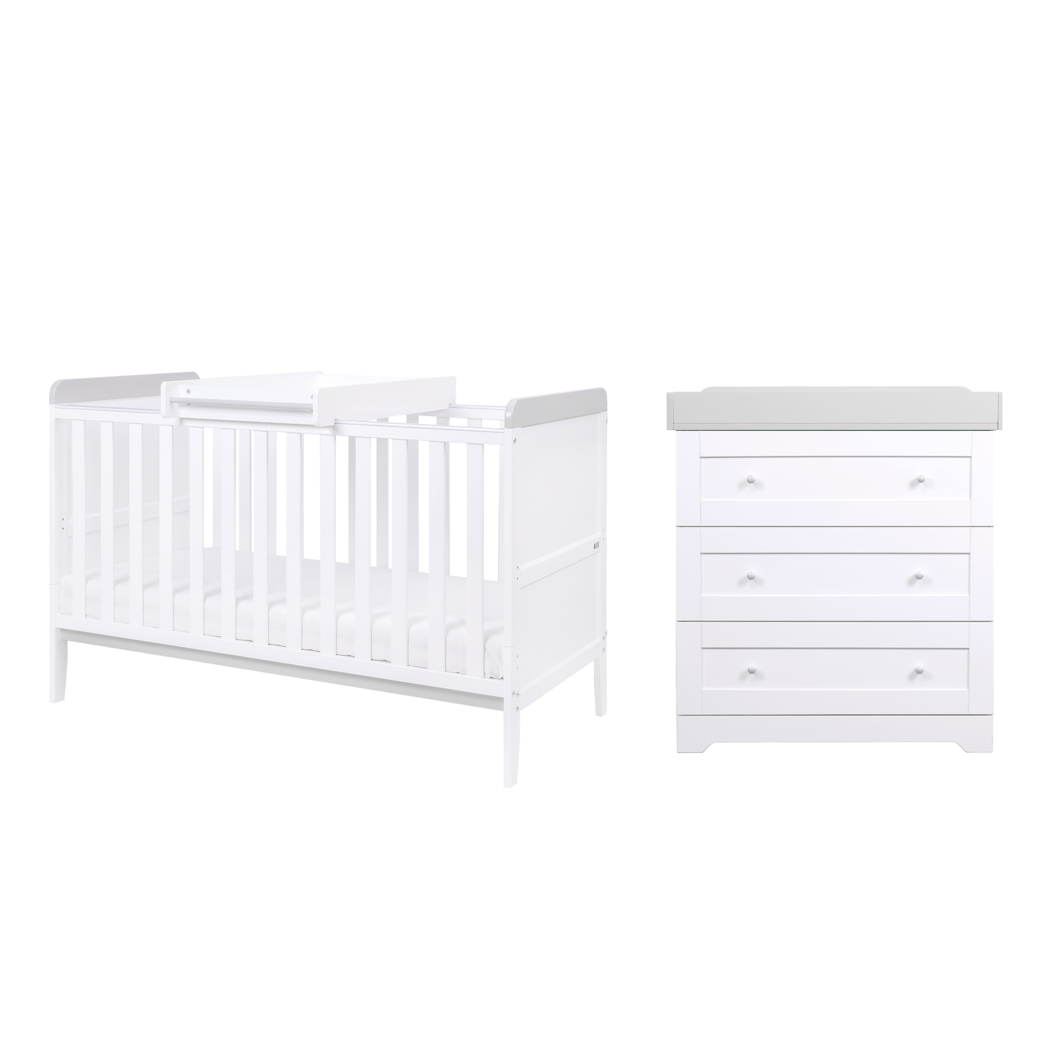 Changing table and crib top set