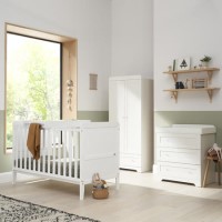 Tutti Bambini Rio White 3 Piece Nursery Furniture Set  