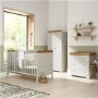 3 Piece Nursery Furniture Set in Grey and Oak - Rio - Tutti Bambini