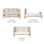 Tutti Bambini Modena Oak Cot Bed with Changing Table