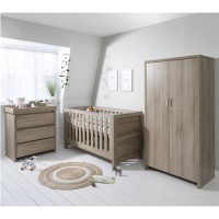 Tutti Bambini Modena Oak 3 Piece Nursery Furniture Set 