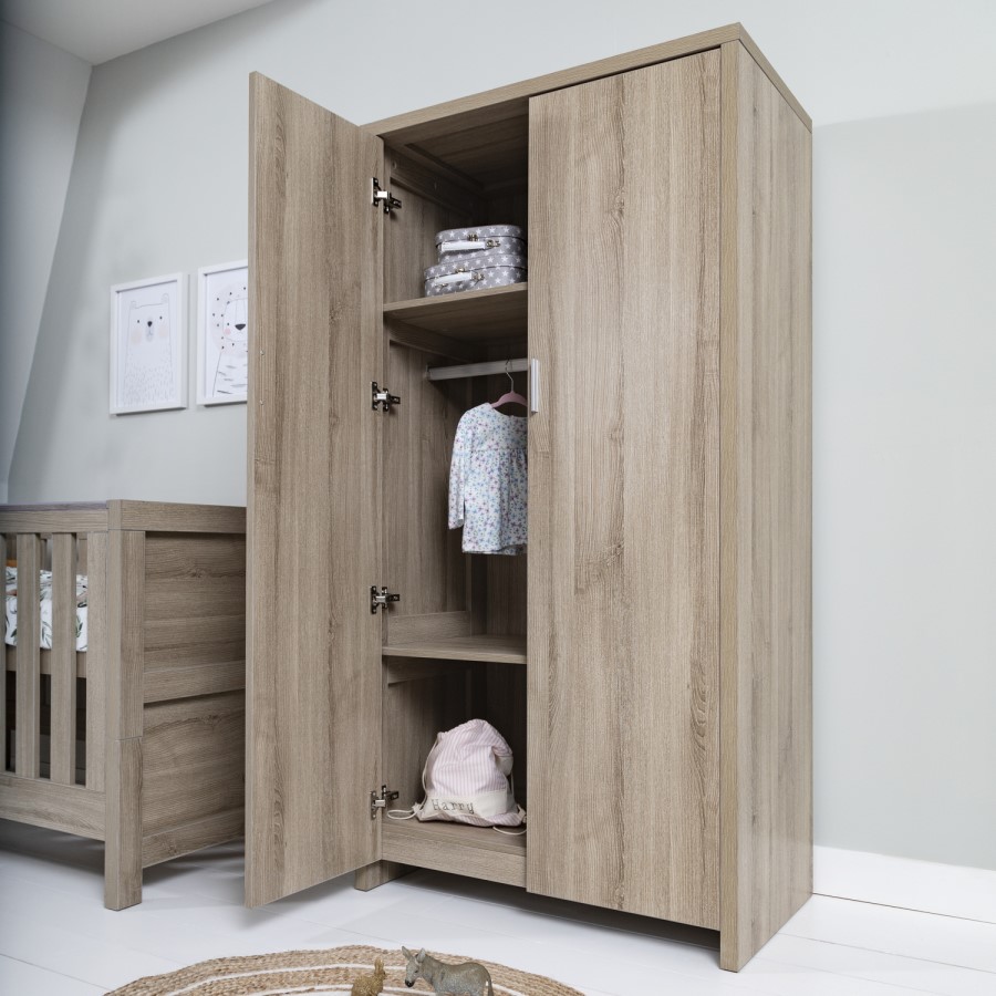 Tutti Bambini Modena Oak 3 Piece Nursery Furniture Set 