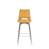 Carseat Yellow Faux Leather Bar Stool