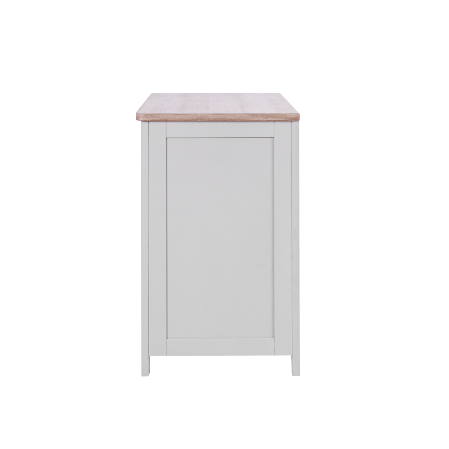 Tutti Bambini Verona 2 Piece Nursery Furniture Set in Dove Grey and Oak