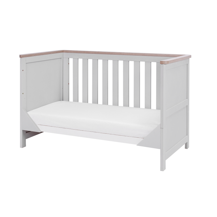 Tutti Bambini Verona 2 Piece Nursery Furniture Set in Dove Grey and Oak