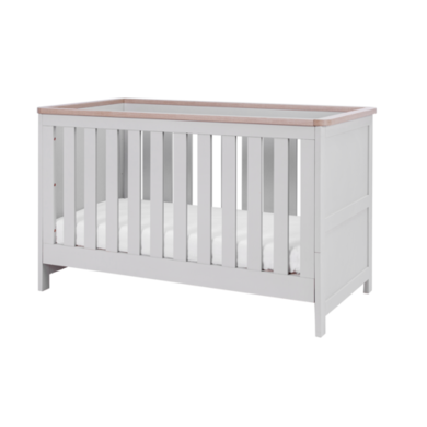 Tutti Bambini Verona 2 Piece Nursery Furniture Set in Dove Grey and Oak