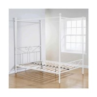 Mountrose Brunswick Four Poster King Size Bed In White 