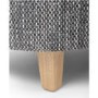 Shankar Grey Tweed Tub Chair & Stool Set