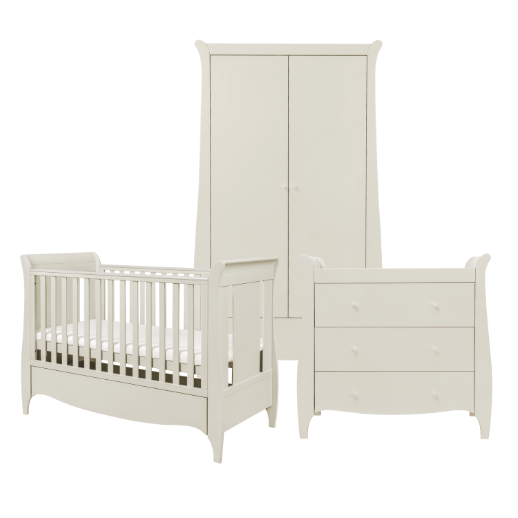 Tutti Bambini Roma Grey 3 Piece Nursery Furniture Set 