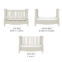 Tutti Bambini Roma Grey 3 Piece Nursery Furniture Set 