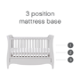 Grey 3 Piece Nursery Furniture Set - Tutti Bambini Roma