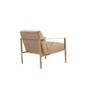 Taupe Brushed Velvet Button Back Armchair with Gold Frame
