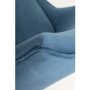 Shankar Earl Dining Chair in Caribbean Blue Brushed Velvet