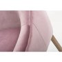 Shankar Earl Dining Chair in Blush Pink Brushed Velvet