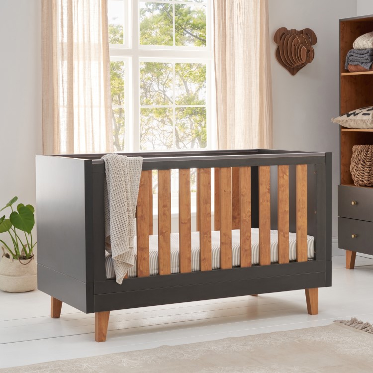 Tutti Bambini Como 2 Piece Room Set - Slate Grey / Rosewood